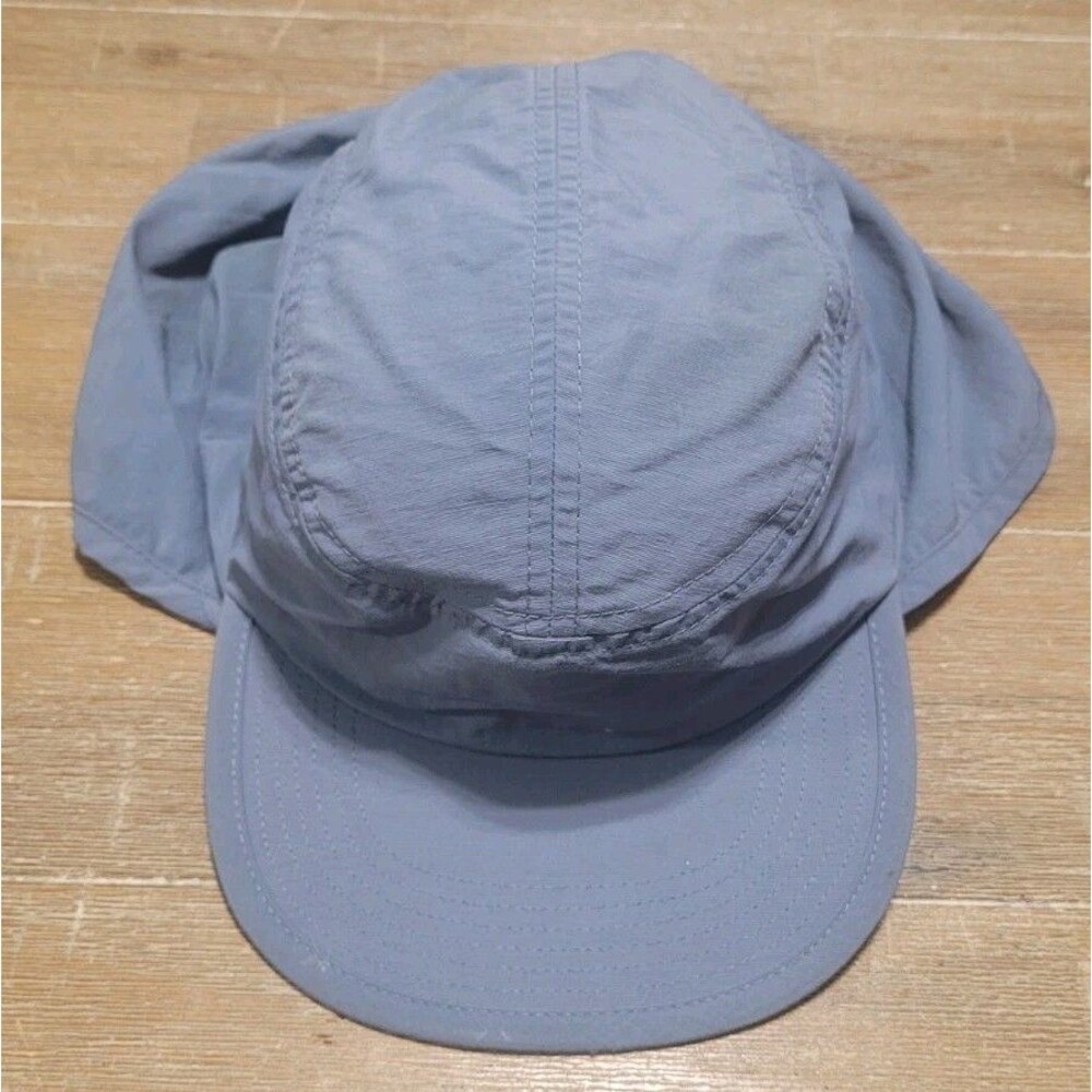 LL Bean Kids Fishing Hat With Neck & Insect Protection Blue Size Large Flexible
